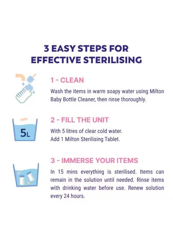 Milton Sterilising Tablets 28's - Image 3
